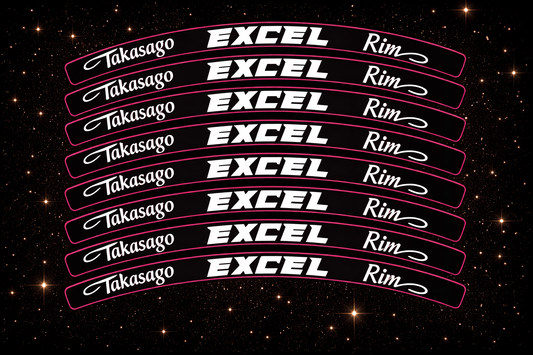 Excel rim stickers
