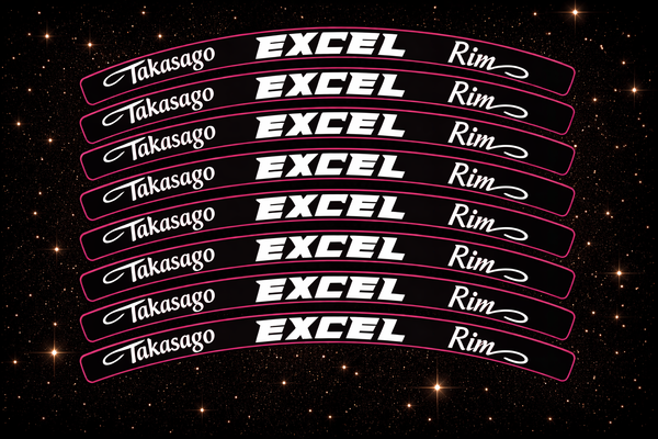 Excel rim stickers
