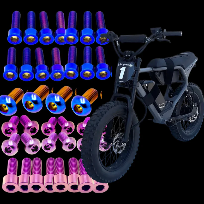 V2 Macfox X1/X2 Titanium Bolt Kit