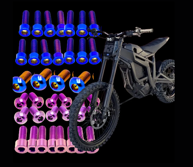 Talaria MX3, MX4, MX5 Titanium Bolt Kit