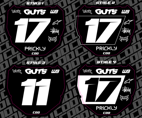 Odi Number Plate Decal